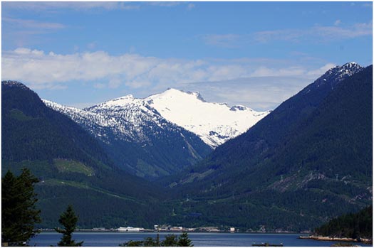 Howe Sound in British Columbia
